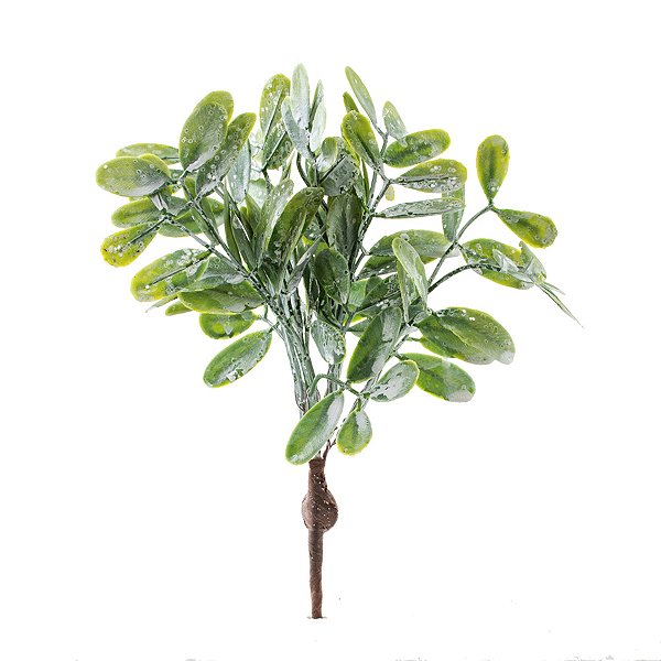 Pick Decorativo de Natal - Folhas com Neve - 1 unidade - Cromus - Rizzo