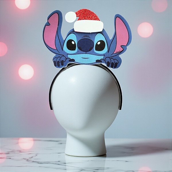 Tiara Natal Stitch Com Gorro - 1 unidade - Disney Original - Rizzo