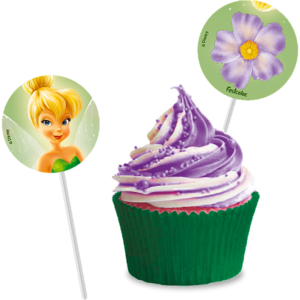 Pick p/ Docinhos Festa Fadas - 8 unidades - Disney Original - Rizzo