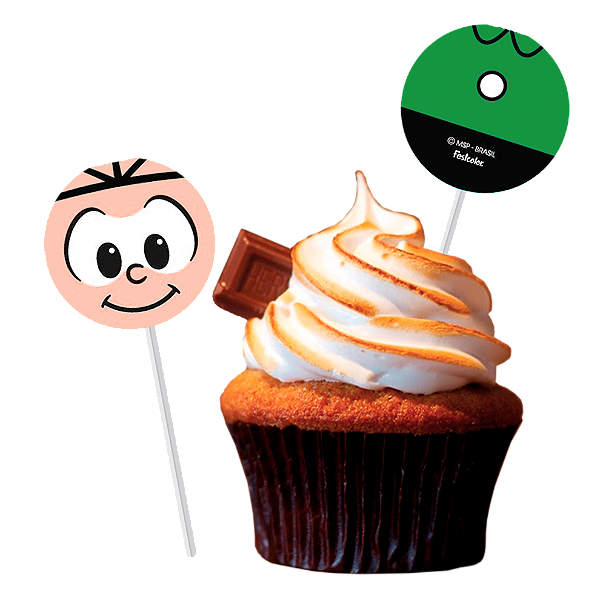 Pick p/ Docinhos Festa Cebolinha - 08 unidades - Festcolor - Rizzo Festas