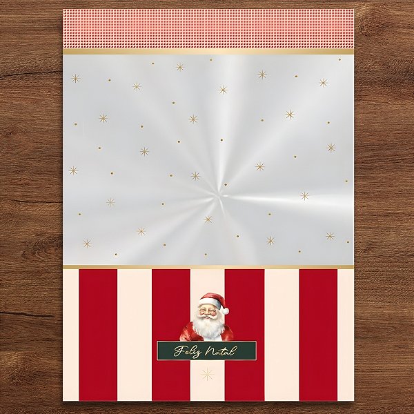 Saco Para Panetone - Charm Natalino - 50 unidades - Cromus - Rizzo