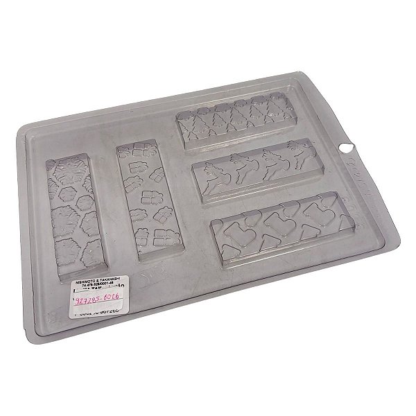 Forma de Acetato Tablete Natalino - Ref. 6026 - 1 unidade - Rizzo