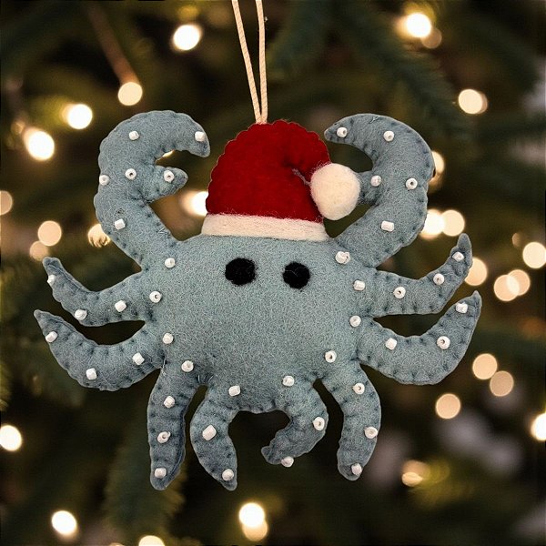 Enfeite Para Pendurar de Natal - Carangueijo Azul - 11cm - 1 unidade - Cromus - Rizzo
