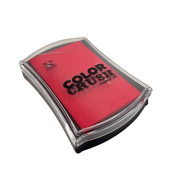 Almofada para Carimbo - Color Crush Red - Vermelho - 9,5x6cm - 1 unidade - Rizzo