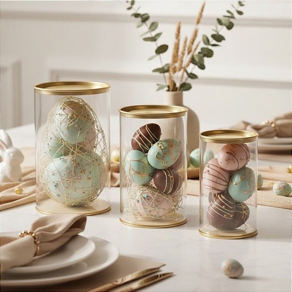 Lata para Ovo Clean  - 6 unidades - Cromus - Rizzo