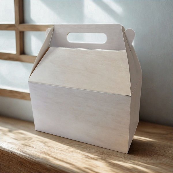 Caixa Sacolinha S12 (20x11,5x11cm) Branco - 10 unidades - Assk - Rizzo