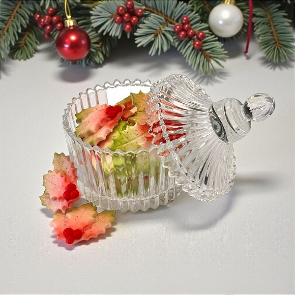 Bomboniere Potiche de Vidro - 9x7cm - 1 unidade - Rizzo