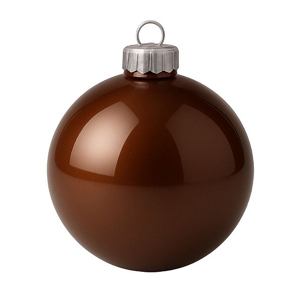 Bolas De Natal - Lisa Marrom - 15cm - 1 unidade - Rizzo
