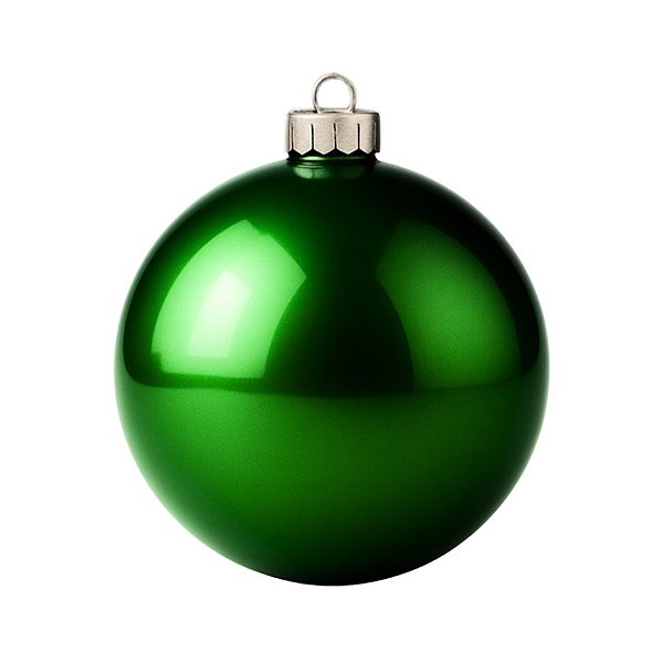 Bolas De Natal - Lisa Verde Escuro - 15cm - 1 unidade - Rizzo