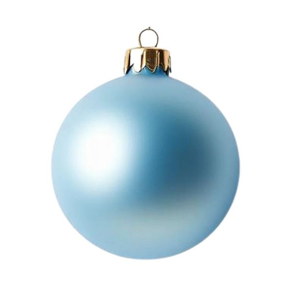 Bolas De Natal - Fosca Azul Claro - 15cm - 1 unidade - Rizzo