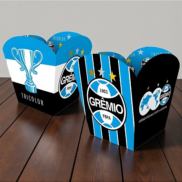 Cachepot - Grêmio - 8,5x9cm - 4 unidades - Regina - Rizzo