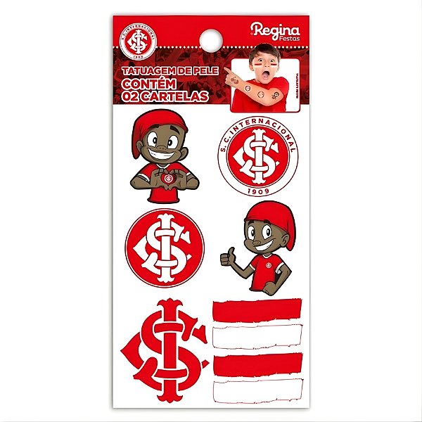 Tatuagem Temporária Para Pele - Internacional - 14 unidades - Regina - Rizzo