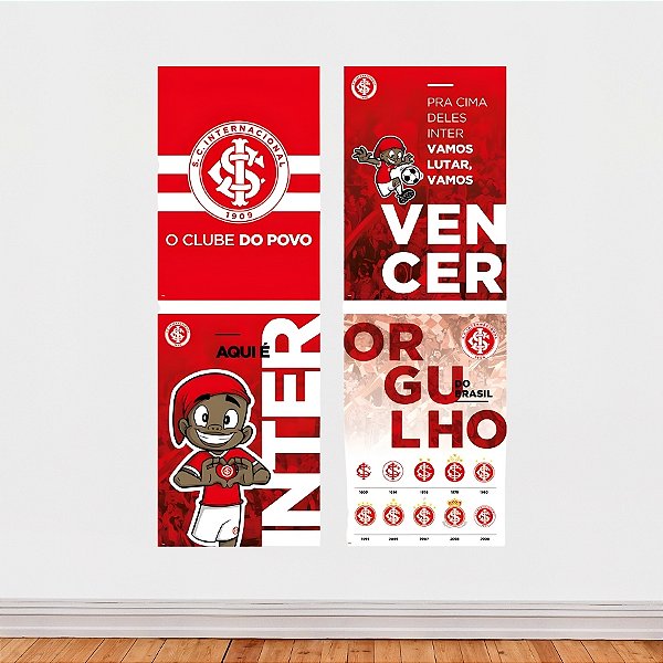 Cartaz Decorativo - Internacional - 31x45cm - 4 unidades - Regina - Rizzo