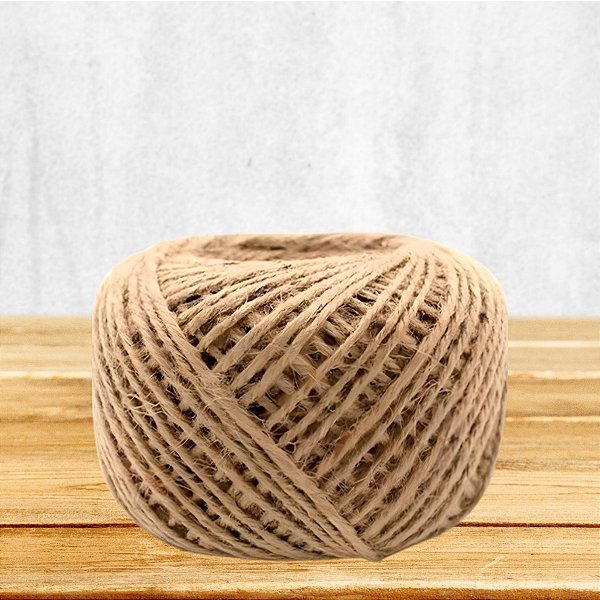 Rolo Fio de Juta Natural - 3mm x 50m - 1 unidade - Art Montagem - Rizzo