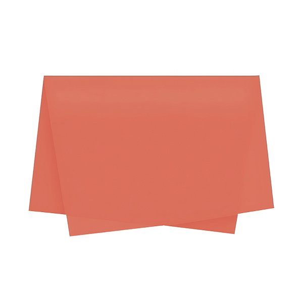 Papel de Seda - 50x70cm - Terracota - 100 unidades - Rizzo