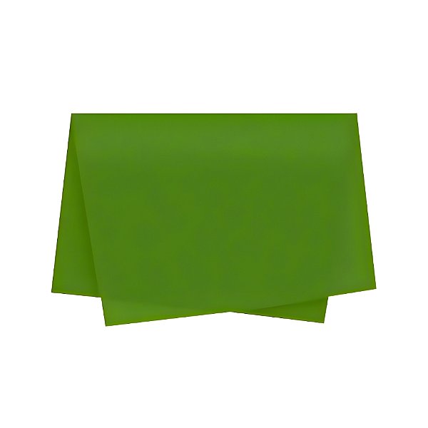 Papel de Seda - 50x70cm - Verde Pistache - 100 unidades - Rizzo