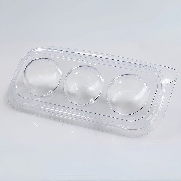 Blister 3 Brigadeiros - Transparente - 10 unidades - BWB - Rizzo