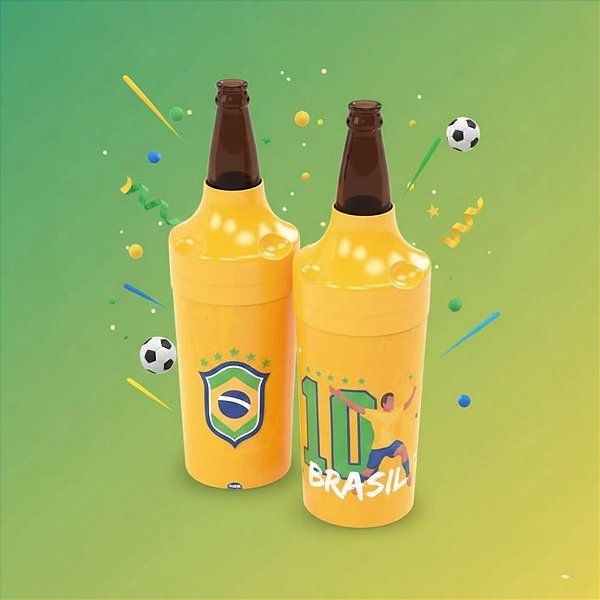 Porta Garrafa - Brasil  - 1 unidade - Plasútil - Rizzo