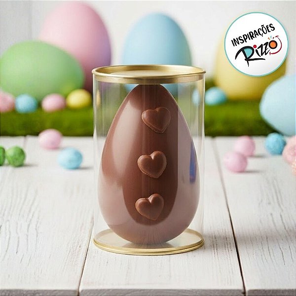 Lata Rigida para Ovos de 350g - Ovo Clean - 10x18cm - 1 unidade - Cromus - Rizzo