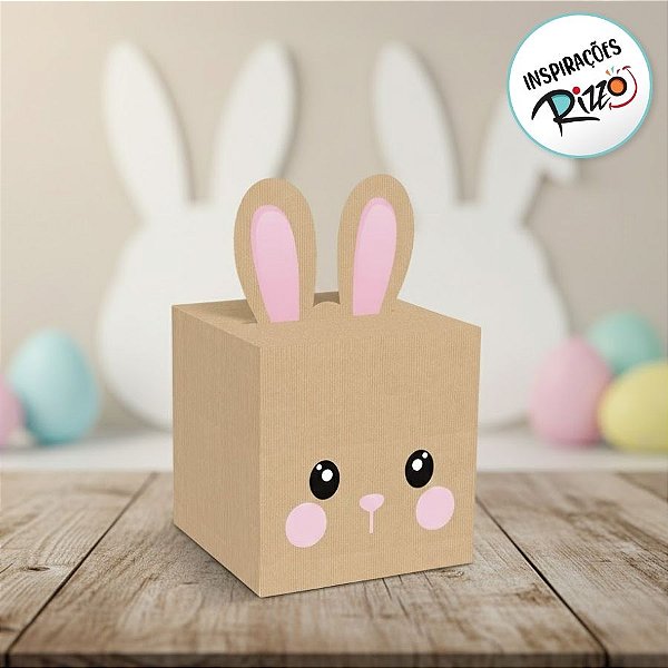 Caixa Pop Up - Minha Coelhinha Rosa - P 7x7x7cm - 10 unidades - Cromus - Rizzo