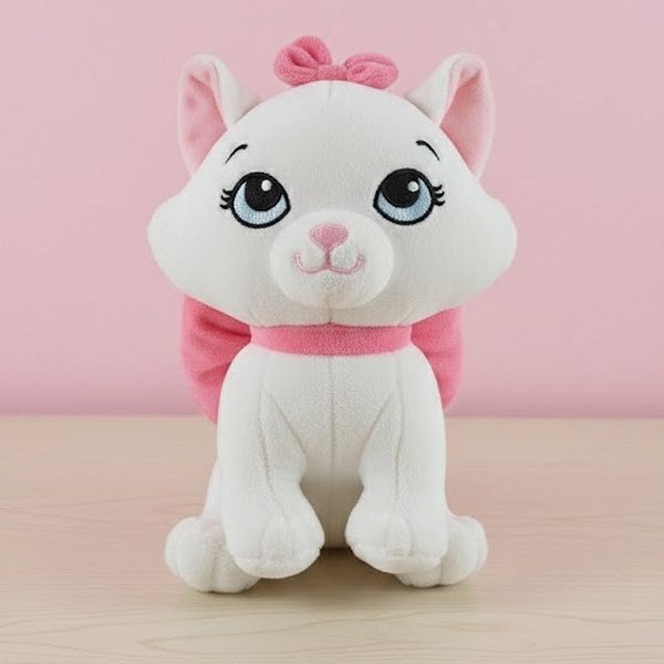 Pelúcia Gata Marie 20cm - 1 unidade - Disney Original - Rizzo