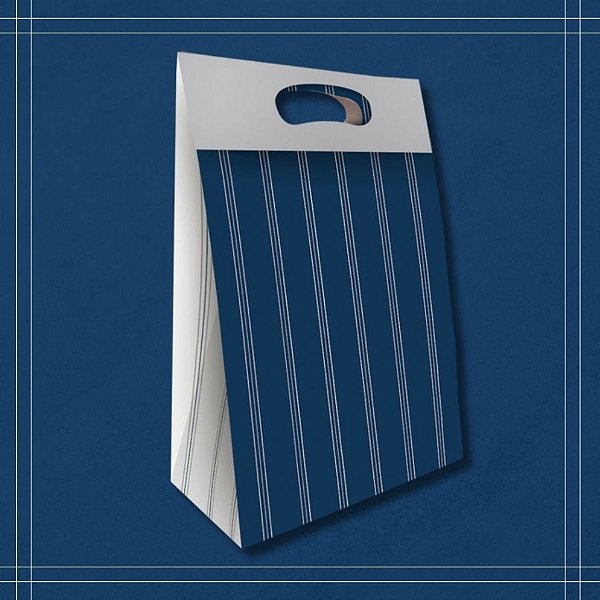 Caixa Surpresa Envelope - Elegance Azul - 22x32x9cm - 5 unidades - Regina - Rizzo