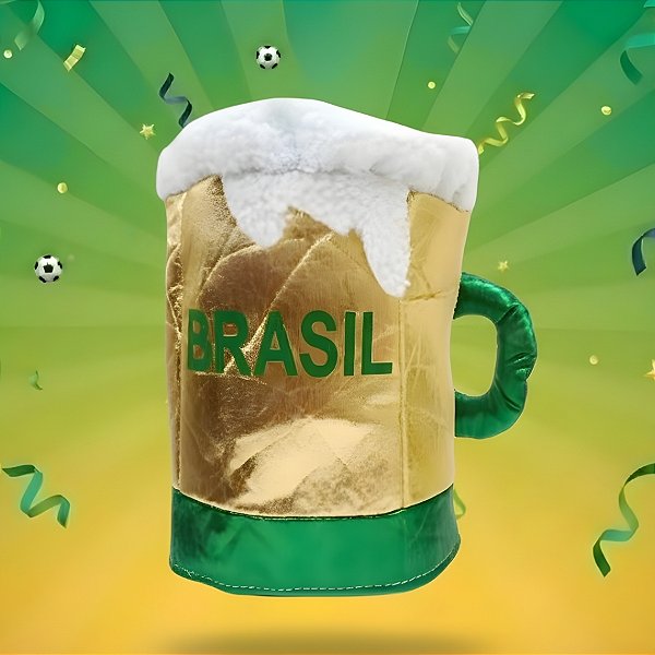 Cartola Brasil - Chop Ouro e Verde - 1 unidade - Rizzo