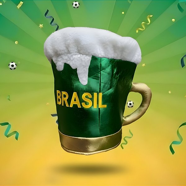 Cartola Brasil - Chop Verde e Ouro - 1 unidade - Rizzo