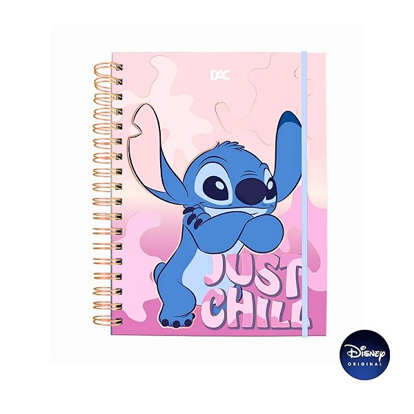 Caderno Smart Colegial Com Folhas Reposicionáveis - Stitch - Ref. 4668 - Disney Original - 1 unidade - Rizzo