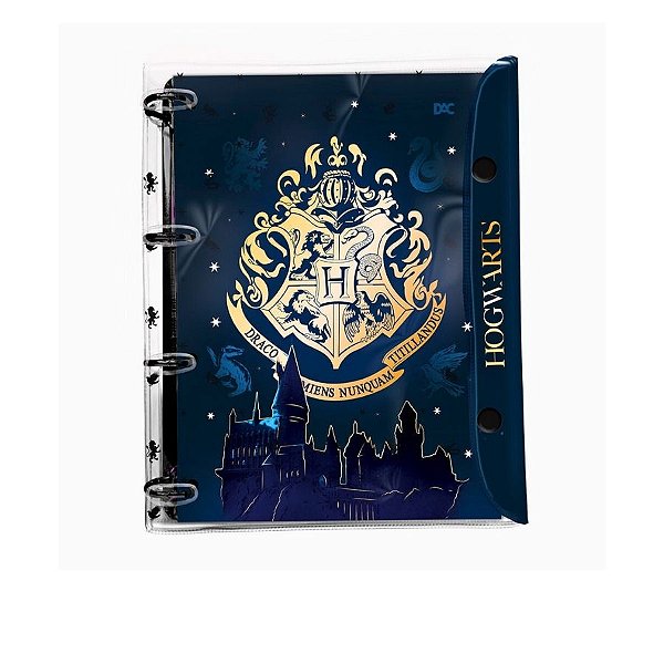Fichário Universitário Com 192 Folhas - Harry Potter - Ref. 4566 - 1 unidade - DAC Art - Rizzo