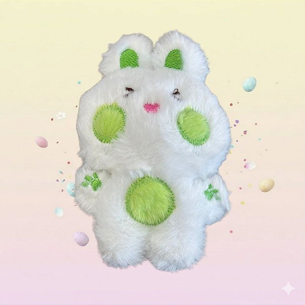 Brinquedo Para Pet de Páscoa - Coelhinho Verde - 14x8cm - 1 unidade - Rizzo
