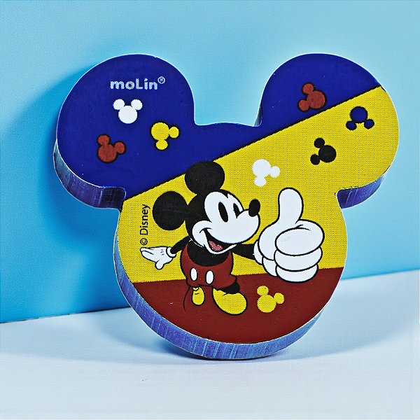 Borracha Escolar Mickey - Azul  - 4cm - Disney Original - 1 unidade - Rizzo
