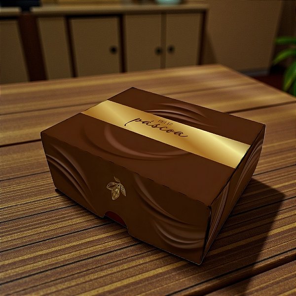 Caixa Para 6 Doces - Páscoa Gourmet - 13x9x4,5cm - 10 unidades - Regina - Rizzo