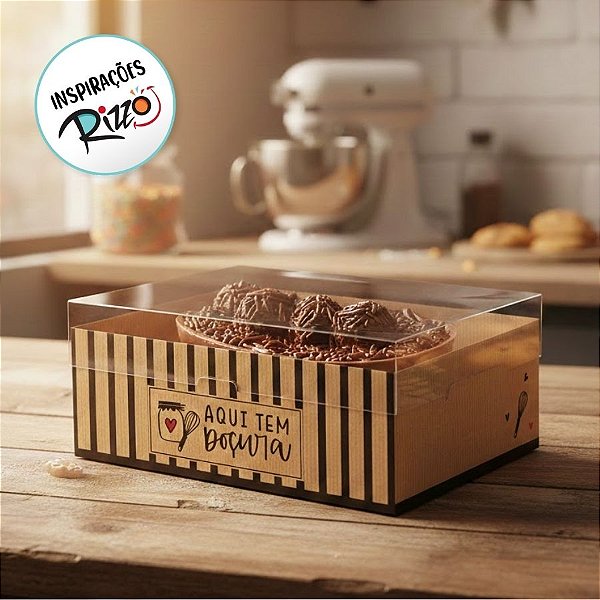 Caixa New Practice para Meio Ovo de 350g - Kraft Doçura - 6 unidades - Cromus - Rizzo