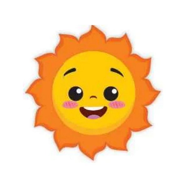 Painel Decorativo em EVA - Sol - 30x30cm - 1 unidade - Rizzo