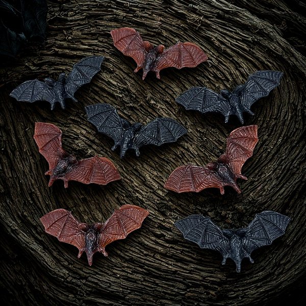 Enfeite Decorativo de Halloween - Morcego - 6cm - 8 unidades - FlorArte - Rizzo
