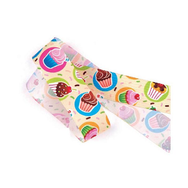 Fita de Cetim CupCake EGP009TR 105 Progresso Rizzo Confeitaria