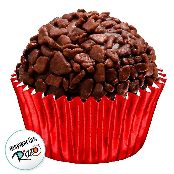 Forminha Laminada para Doces - Vermelho - Número 06 - 50 unidades - Regina - Rizzo