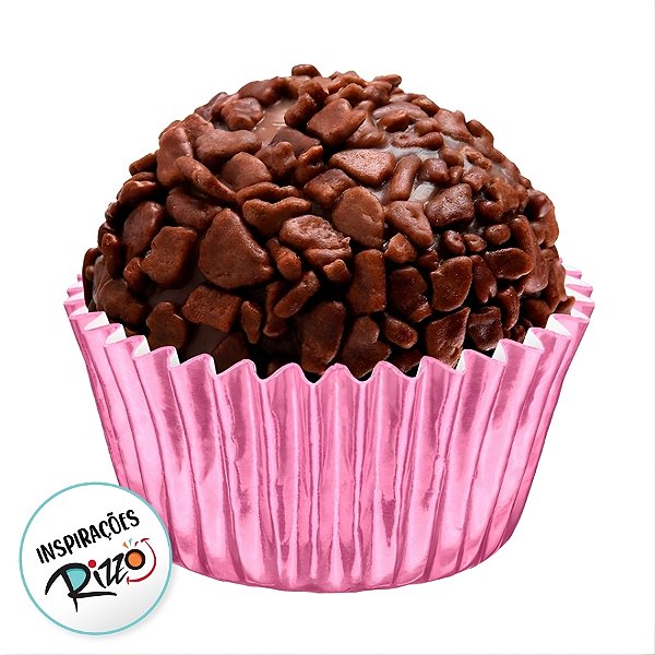 Forminha Laminada para Doces - Rosa Bebê - Número 06 - 50 unidades - Regina - Rizzo