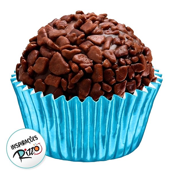 Forminha Laminada para Doces - Azul Bebê - Número 06 - 50 unidades - Regina - Rizzo
