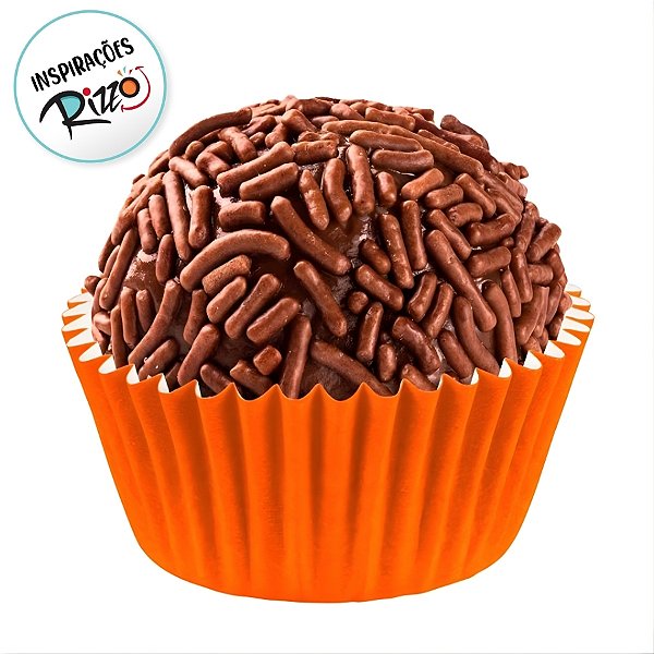Forminha para Doces - Laranja - Número 06 - 100 unidades - Regina - Rizzo