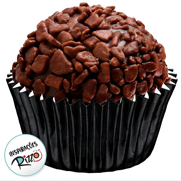 Forminha Laminada para Doces - Preto - Número 06 - 100 unidades - Regina - Rizzo