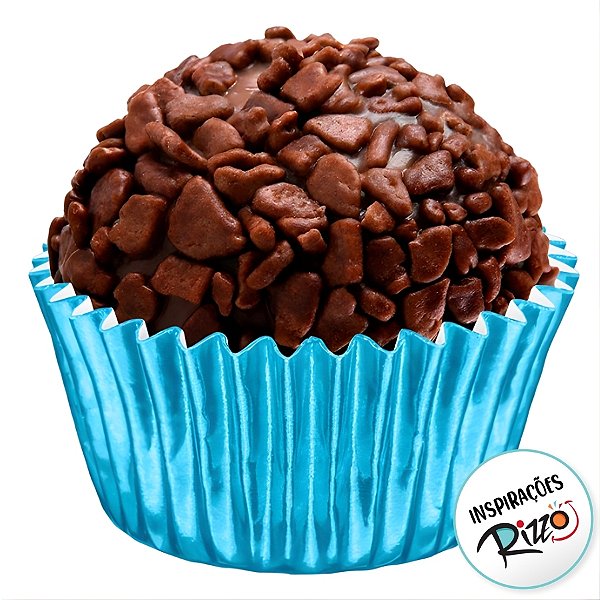 Forminha Laminada para Doces - Azul Bebê - Número 05 - 50 unidades - Regina - Rizzo