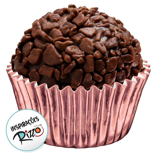 Forminha Laminada para Doces - Ouro Rose - Número 04 - 50 unidades - Regina - Rizzo