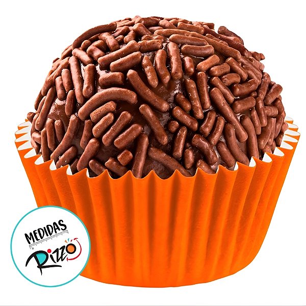 Forminha para Doces - Laranja - Número 04 - 100 unidades - Regina - Rizzo