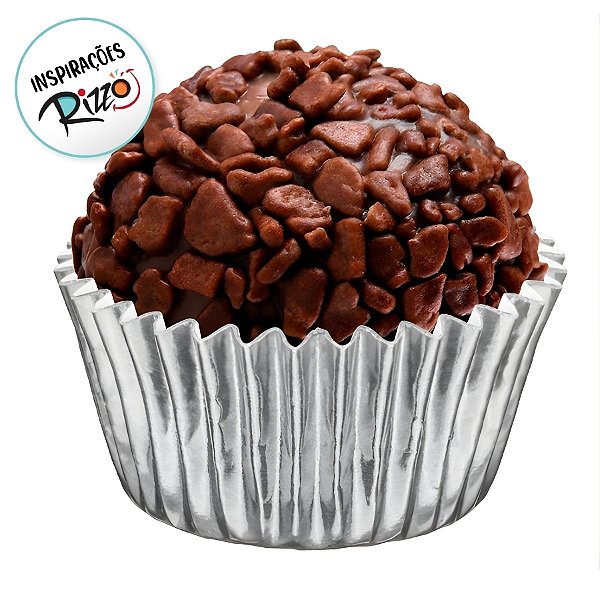 Forminha Laminada para Doces - Prata - Número 04 - 50 unidades - Regina - Rizzo