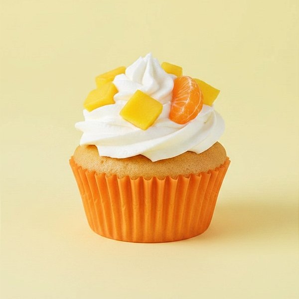 Forminha Para Cupcake Impermeável - Laranja - 5x3,5cm - 45 unidades - Regina - Rizzo