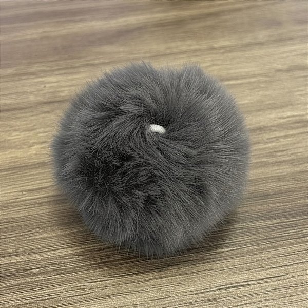 Pompom Decorativo Cinza Escuro - 5cm - 1 unidade - Rizzo
