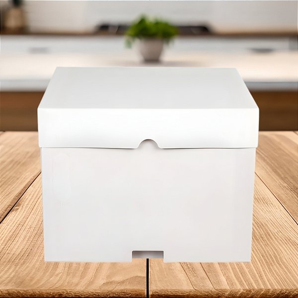 Caixa Para Bolo Branca - CB32-28 - 32x32x25cm - 1 unidade - Regina - Rizzo