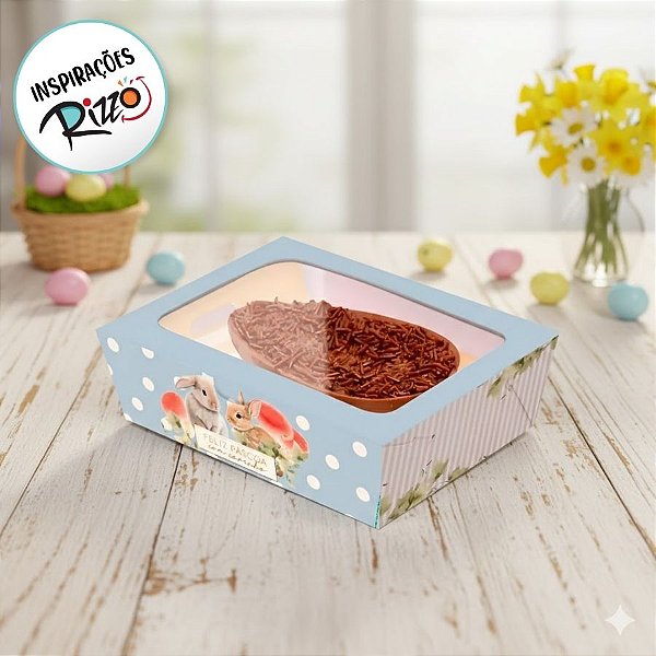 Caixa New Practice para Meio Ovo de 250g - Breeze - 6 unidades - Cromus - Rizzo